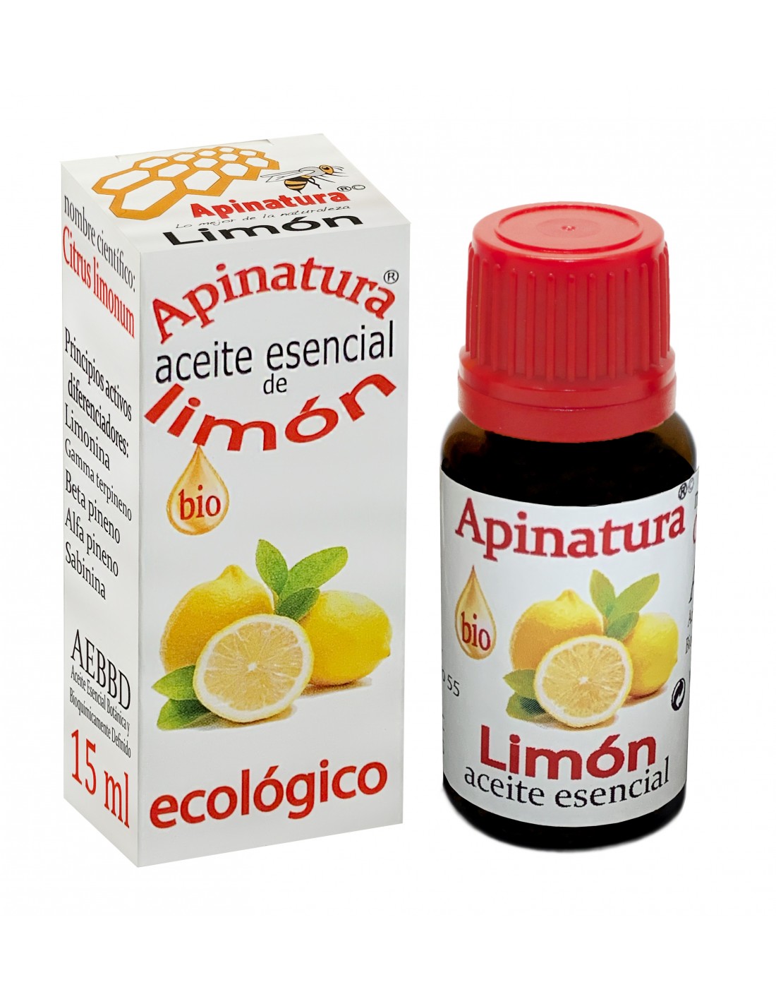 Aceite esencial de limón 100% puro y ecológico